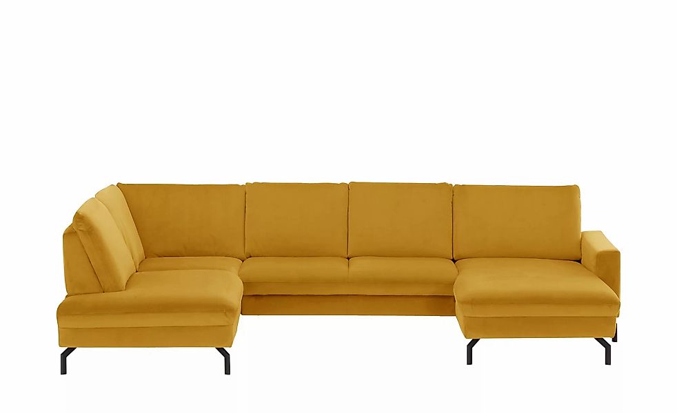 meinSofa Wohnlandschaft  Grace ¦ gelb ¦ Maße (cm): B: 332 H: 89 T: 220.0 Po günstig online kaufen