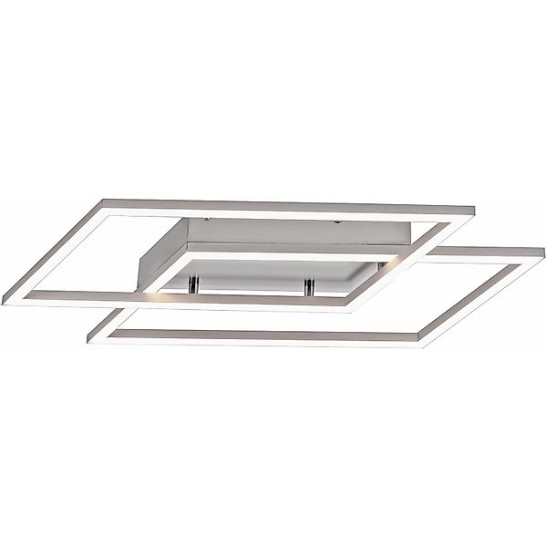 Paul Neuhaus LED-Deckenleuchte Inigo Stahl 53,8 cm x 24,2 cm günstig online kaufen