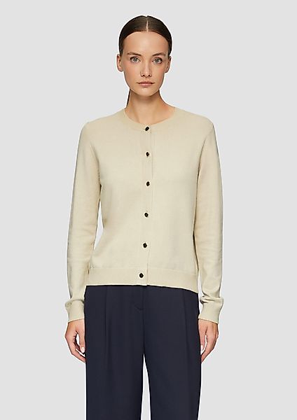 s.Oliver BLACK LABEL Strickjacke Strickjacke aus günstig online kaufen