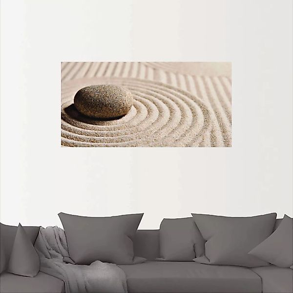 Artland Wandbild "Mini Zen Garten - Sand", Zen, (1 St.) günstig online kaufen
