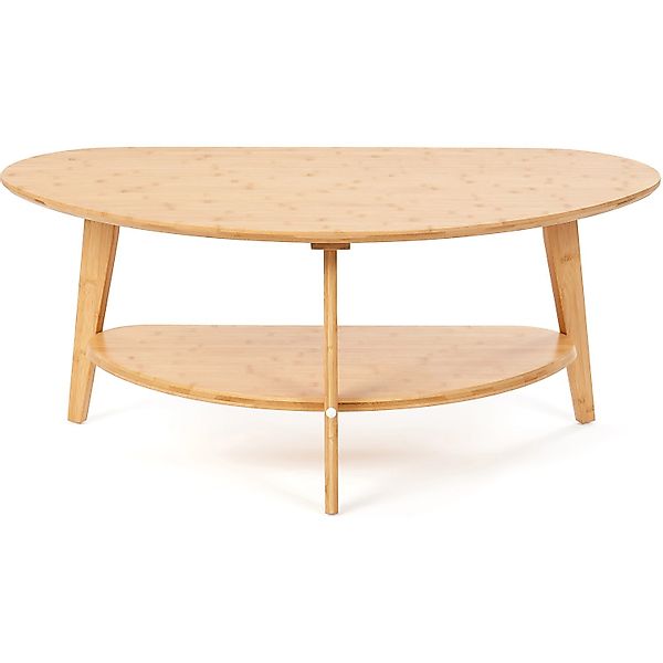 needs&wants® Couchtisch 100% Bambus oval halbrund, günstig online kaufen