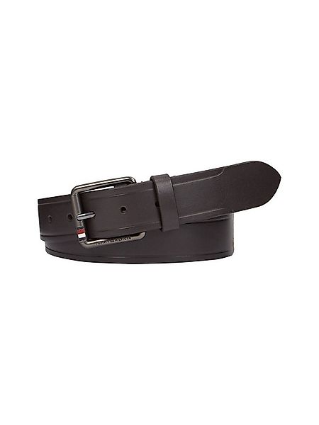 Tommy Hilfiger Ledergürtel CASUAL 3.5 cm breit mit Metall-Label an der Schl günstig online kaufen