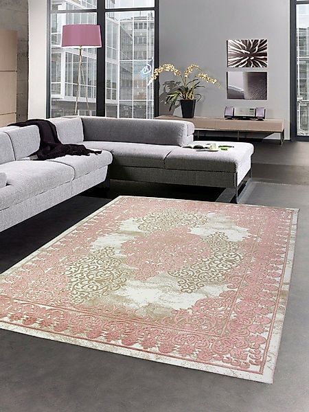 Carpetia Teppich Teppich Wohnzimmerteppich Vintage Ornamente günstig online kaufen