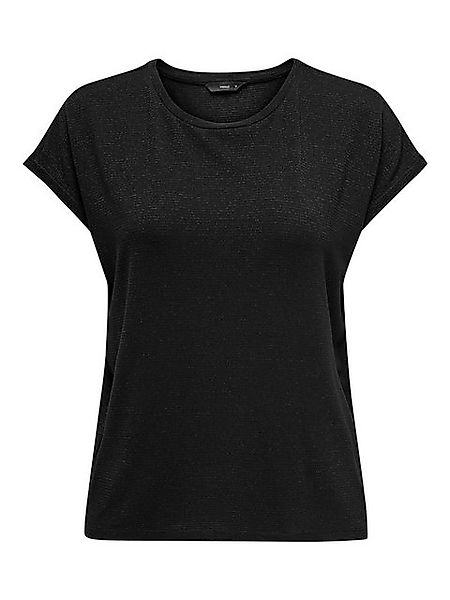 ONLY T-Shirt Rundhalsausschnitt, Modische Glitzer Naht Textur (1-tlg) ONLCL günstig online kaufen