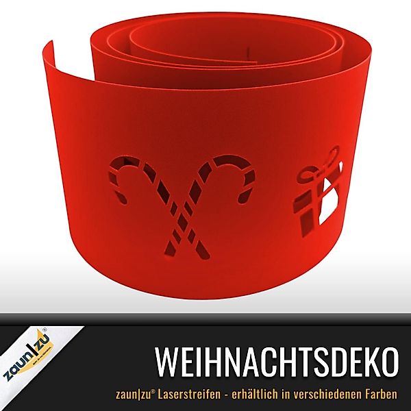 zaunzu Sichtschutzstreifen zaunzu PREMIUM Weihnachtsdeko Gelb, günstig online kaufen