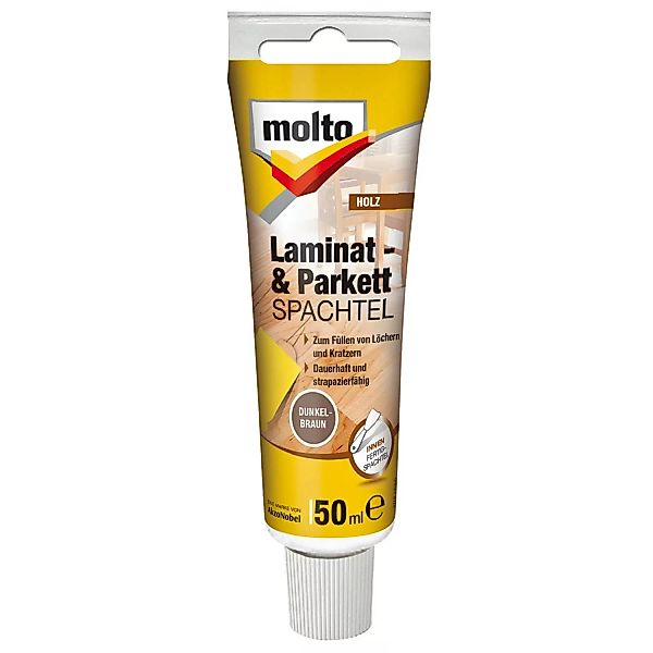 Molto Laminat- & Parkettspachtel Dunkelbraun 50 ml günstig online kaufen
