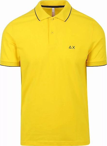 Sun68 Poloshirt Small Stripe Collar Gelb - Größe XL günstig online kaufen