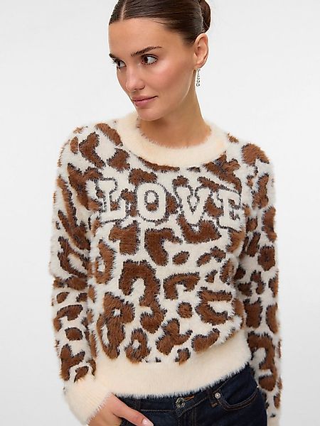 Vero Moda Strickpullover VMJUNGLE LS O-NECK PULLOVER BOO günstig online kaufen