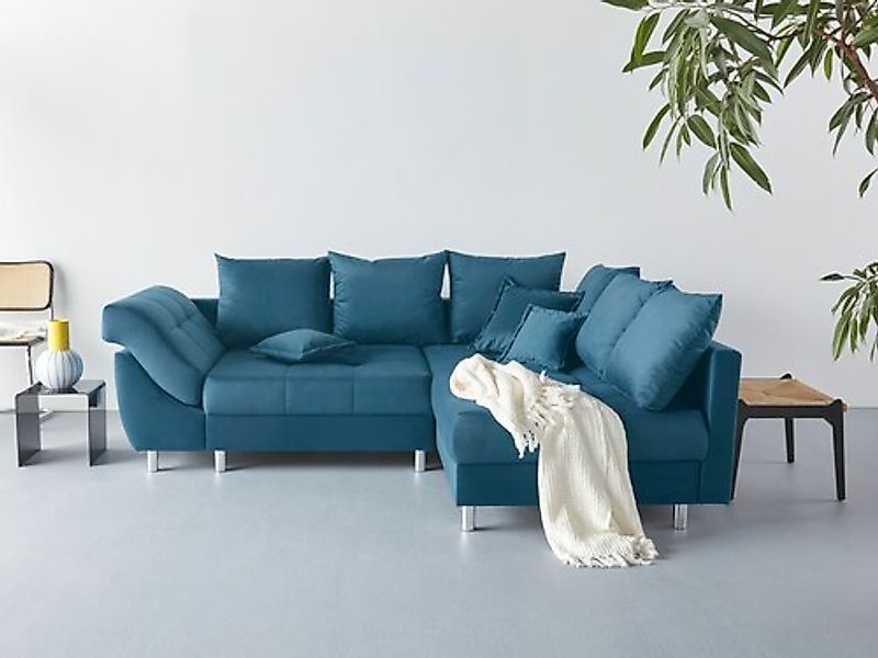 COLLECTION AB Ecksofa »Innsbruck L-Form« inklusive Federkern, Recamiere lin günstig online kaufen