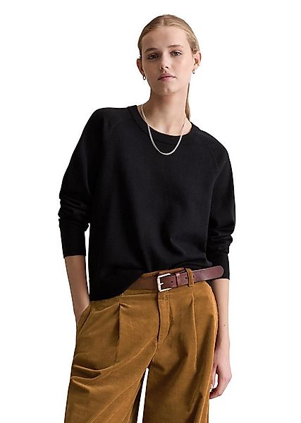 Marc O'Polo DENIM Rundhalspullover regular fit, Strick, aus Soft Cotton Str günstig online kaufen