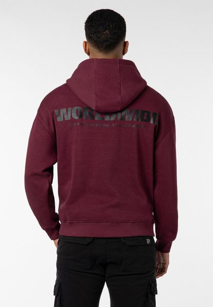 SUBLEVEL Hoodie Herren Kapuzenpullover Worldwide Print günstig online kaufen