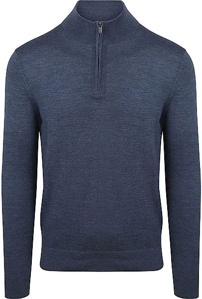 Suitable Merino Half Zip Pullover Denim Blau - Größe XXL günstig online kaufen