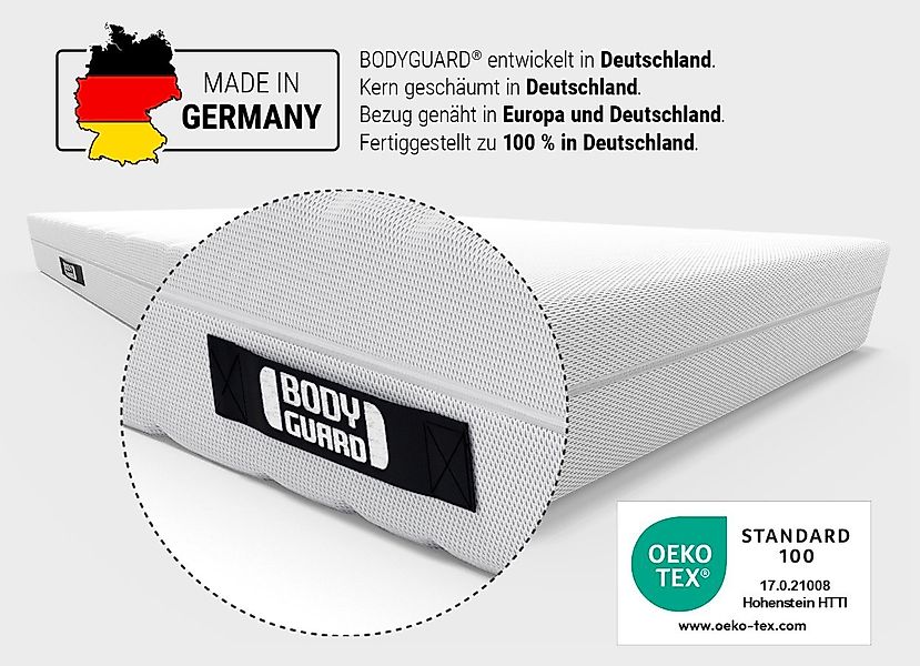 Kaltschaummatratze BODYGUARD Anti-Kartell-Matratze, bett1.de, 18.5 cm hoch, günstig online kaufen