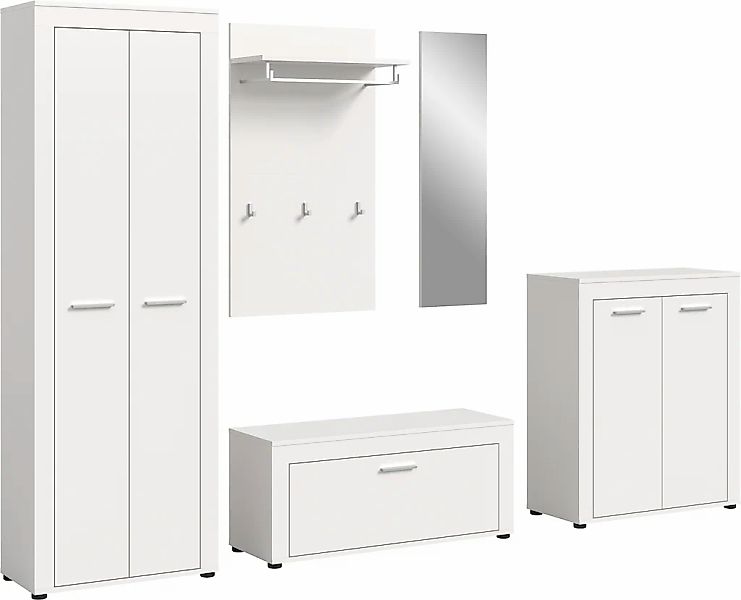 INOSIGN Garderoben-Set "Aosta", (Set, 5 St.), Aosta, Höhe 191 cm, Garderobe günstig online kaufen