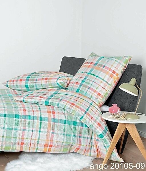 Janine Janine Mako-Soft-Seersucker Bettwäsche TANGO 20105 multicolor Größe: günstig online kaufen