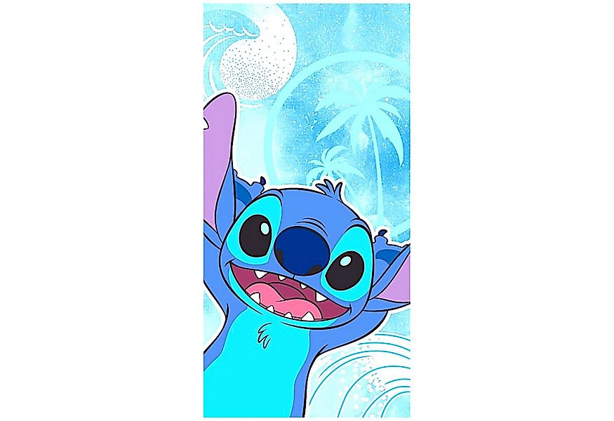 Lilo & Stitch Badetuch Stitch, Baumwolle, Strandtuch 70 x 140 cm günstig online kaufen