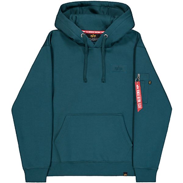 Alpha Industries  Sweatshirt Backprint Hoodie  - deep petrol günstig online kaufen