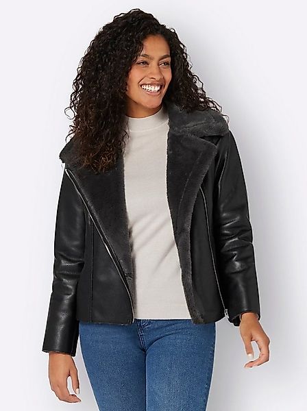 Witt Allwetterjacke Lederimitat-Jacke Langarm günstig online kaufen