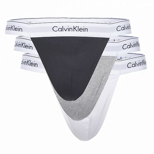 Calvin Klein 3-er Set Jockstraps Schwarz günstig online kaufen