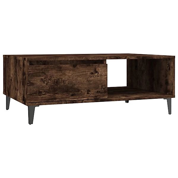 vidaXL Couchtisch Räuchereiche 90x60x35 cm Holzwerkstoff 813173 günstig online kaufen