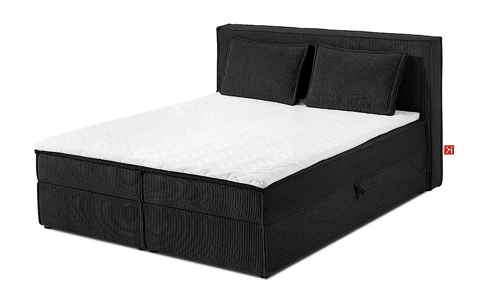 KONSIMO Boxbett  Roti ¦ schwarz ¦ Maße (cm): B: 145 H: 95 Betten > Polsterb günstig online kaufen