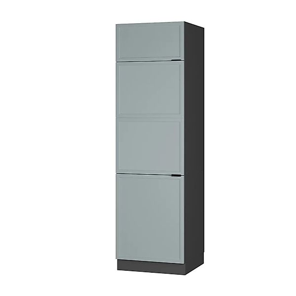 Vicco Küchenschränke Fame-Line Hochschrank für die Küche Hellblau-grau 60 c günstig online kaufen