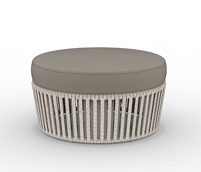 Outdoor Puff/Hocker Daisy Rope schlamm taupe günstig online kaufen