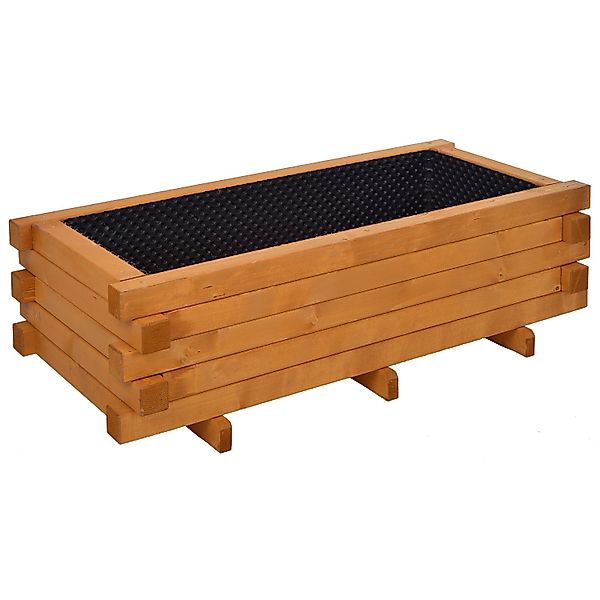 Gaspo Pflanzkasten Faak 42 cm x 140 cm x 70 cm Vintage Grau günstig online kaufen