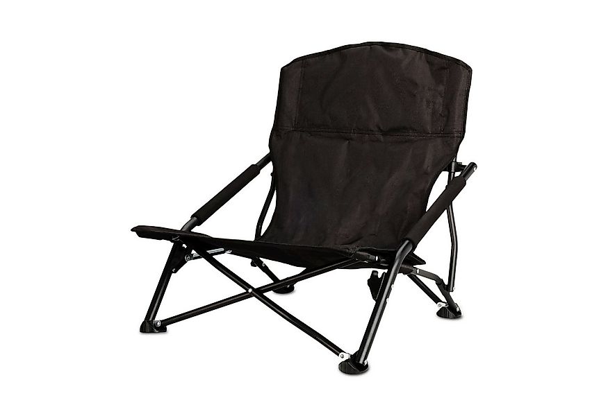 Spetebo Campingstuhl Strandstuhl schwarz klappbar mit Tragetasche - 59 x 58 günstig online kaufen