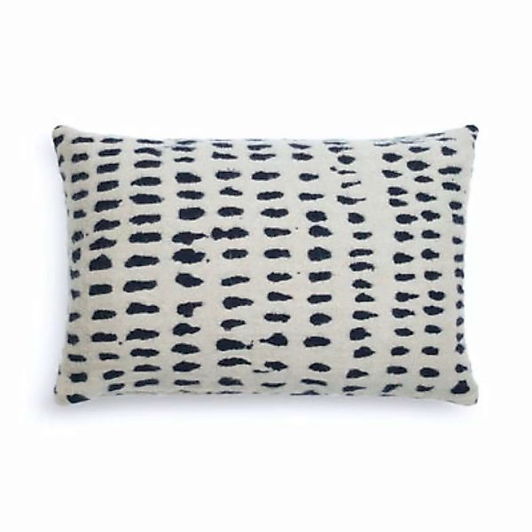 Kissen Dots textil weiß beige / 60 x 40 cm - Ethnicraft - Beige günstig online kaufen