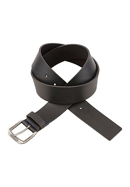 HUGO Blue Ledergürtel Berker_Sz40 mit BOSS-Schriftzug günstig online kaufen