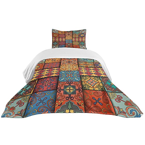 Abakuhaus Tagesdecke Set mit Kissenbezügen Waschbar, günstig online kaufen