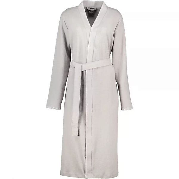 Cawö Home Damen Bademantel Kimono Pique 812 - Farbe: stein - 70 - M günstig online kaufen
