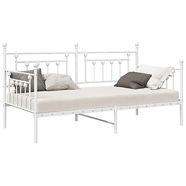vidaXL Bett Tagesbett Weiß 90x190 cm günstig online kaufen