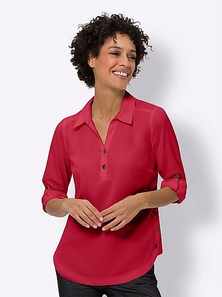 Sieh an! Klassische Bluse Schlupf-Bluse . günstig online kaufen