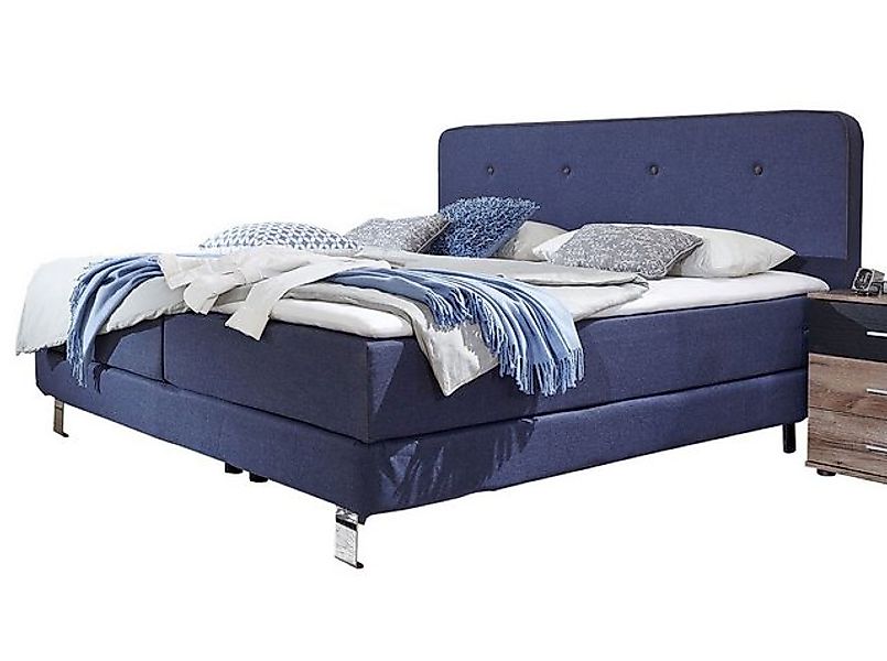Wimex Polsterbett Nevada (Nevada, 1-tlg., Boxspringbett), 180x200cm blau Pl günstig online kaufen