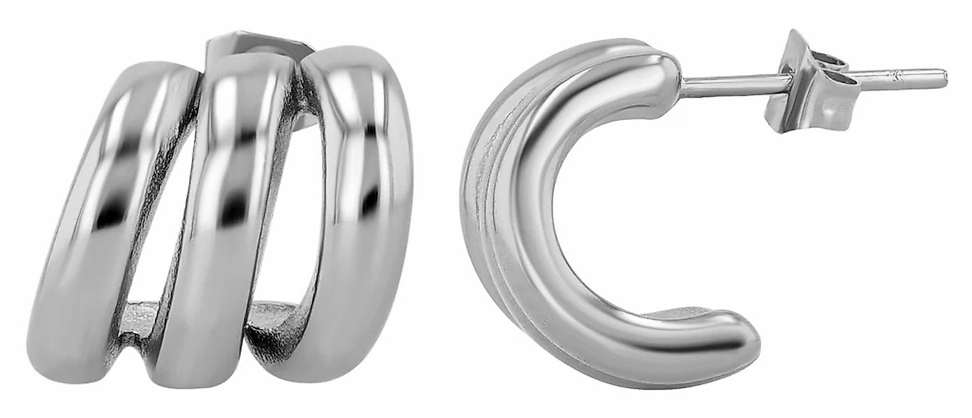 Adelia´s Paar Creolen "Damen Ohrringe – Creole aus Edelstahl" Perfekt zum V günstig online kaufen