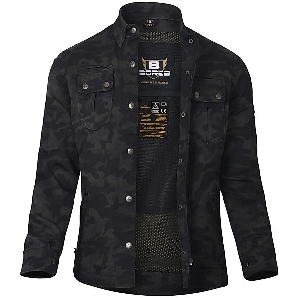 Bores Motorradjacke Bores Militaryjack Jacken-Hemd camouflage günstig online kaufen