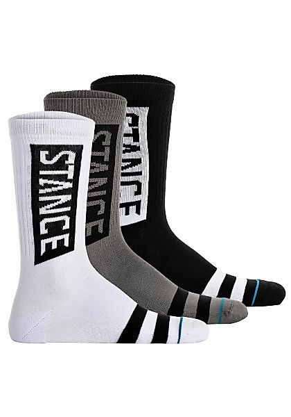 Stance Kurzsocken "Socken The OG Socken 3er Pack" günstig online kaufen