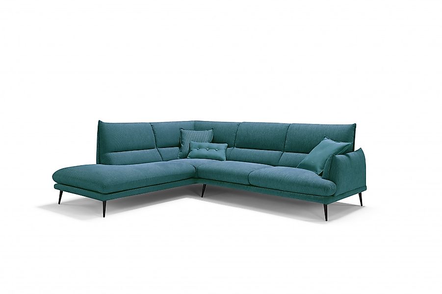 Egoitaliano Ecksofa »FUNNY, hochwertiges & aktuelles Design, bequeme Rücken günstig online kaufen