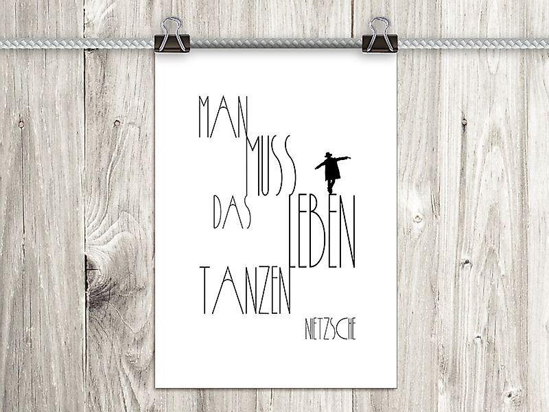 artissimo Poster Poster mit Spruch DinA4 Bild Sprüche Text Motivation schwa günstig online kaufen