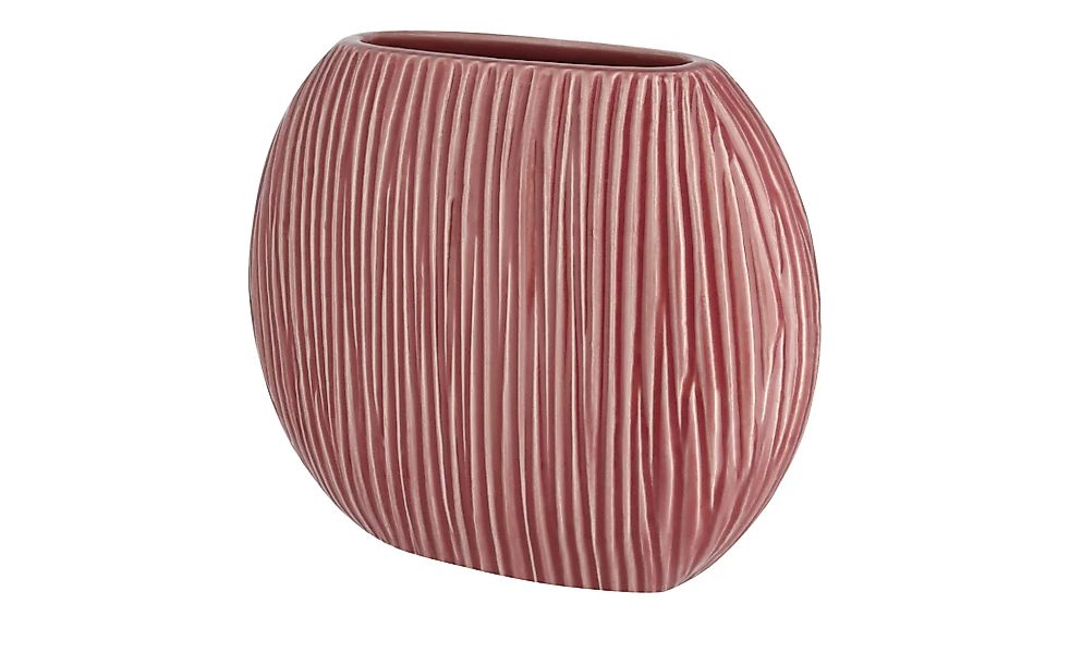 Vase - rosa/pink - Keramik - 19 cm - 16 cm - 8 cm - Dekoration > Vasen - Mö günstig online kaufen