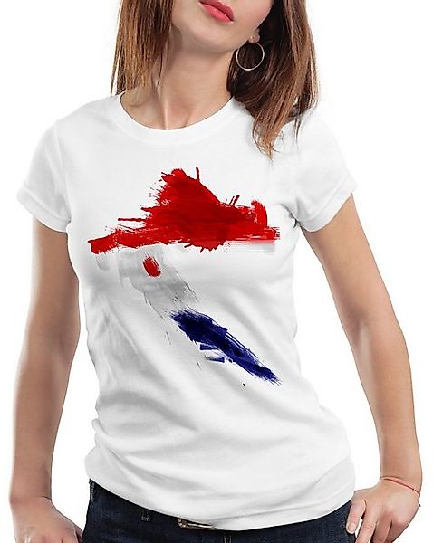 style3 T-Shirt Flagge Kroatien Fußball Sport Croatia WM EM Fahne günstig online kaufen