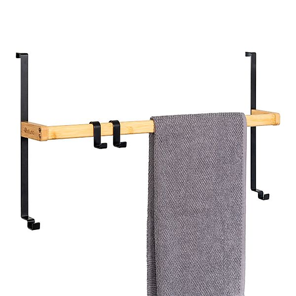eluno Türregal aus Metall und Bambus, günstig online kaufen