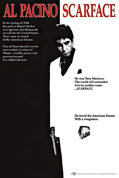 PYRAMID Poster Scarface Cover Poster 61 günstig online kaufen