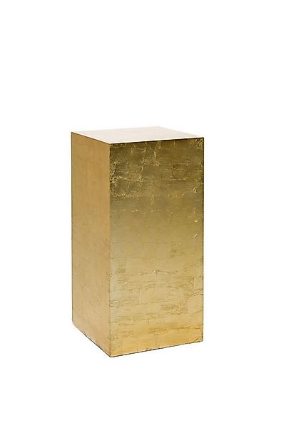 VIVANNO Blumenständer Fiberglas PODEST Säule - Gold Blattoptik Hochglanz (1 günstig online kaufen
