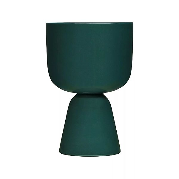 Blumentopf Nappula keramik grün / Ø 23 x H 15,5 cm - Iittala - Grün günstig online kaufen