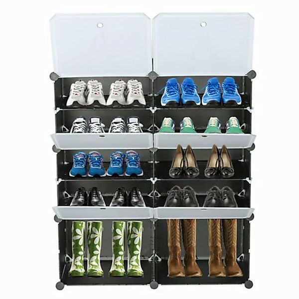 OOTDAY Schuhschrank Shoe Rack Organizer, Turm Regal Storage Cabinet Stand, günstig online kaufen