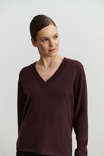 rosemunde V-Ausschnitt-Pullover "Laica v-neck", V-Ausschnitt, Langarm, wärm günstig online kaufen