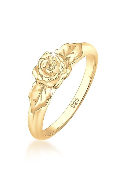 Elli Fingerring Rosenblüte Blume Vintage Look günstig online kaufen